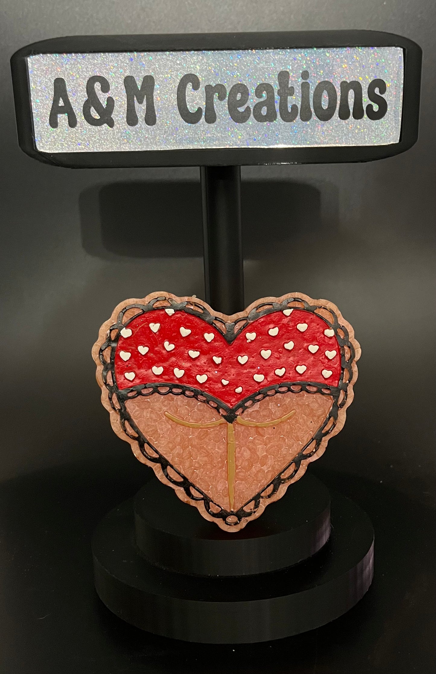 Cheeky Red Heart No Glitter Freshie