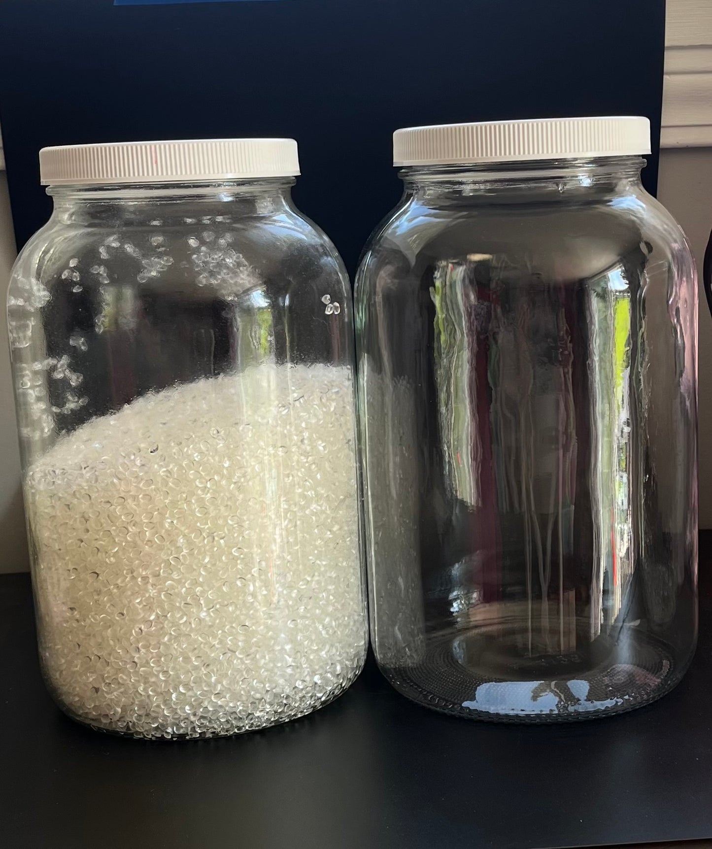 1 Gallon Glass Jar Wide Mouth With Plastic Lid