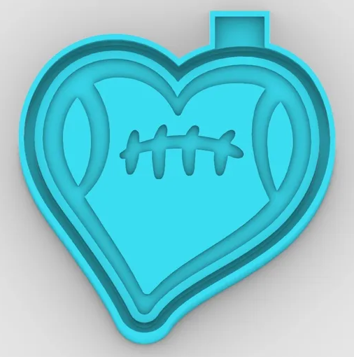 Heart Football Car Freshie Housing