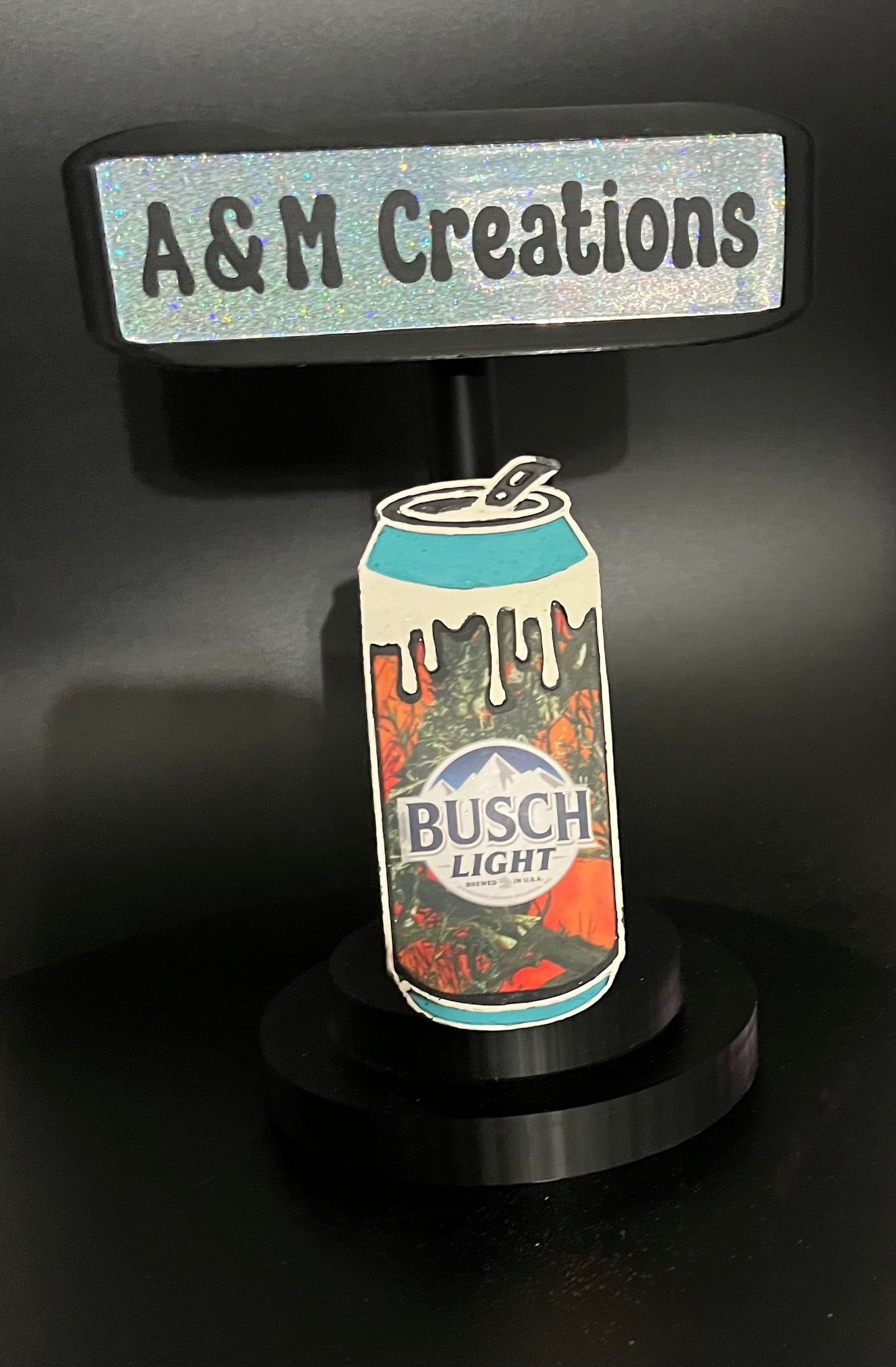 Busch Light Can No Glitter Freshie