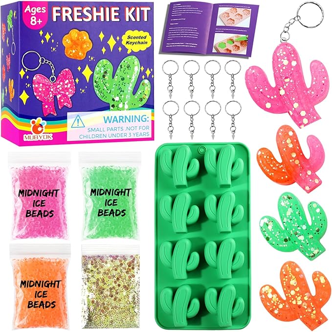 Cactus Key Chain Freshie Starter Kit