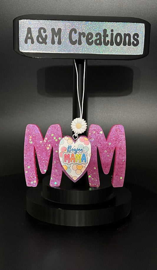 Pink Boujee Mama With Glitter Freshie