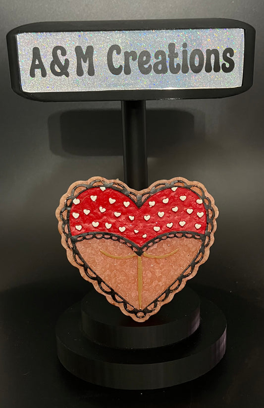 Cheeky Red Heart No Glitter Freshie