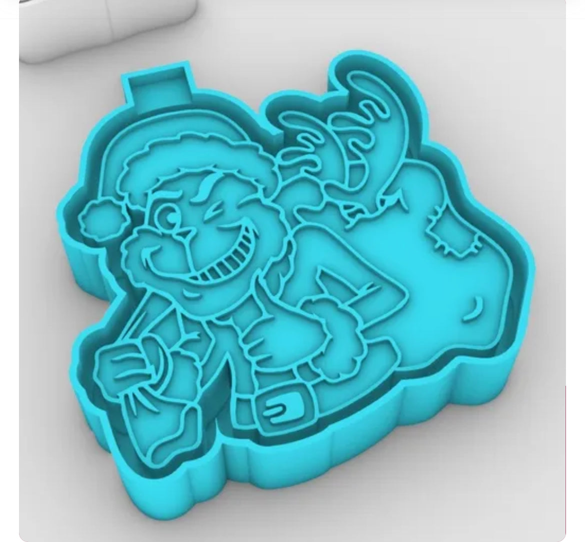13ct Combo Pack of Grinch Christmas  - Car Freshie Molds
