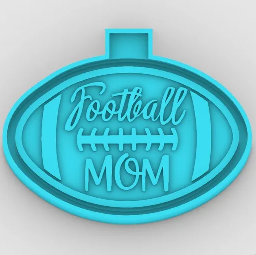 Football Mom Car Freshie Mold
