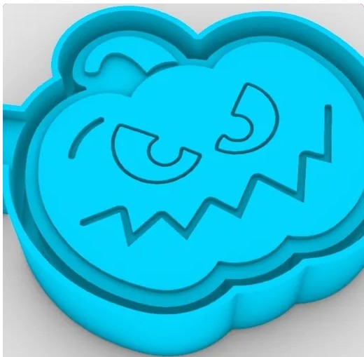 7 Combo Pack of Halloween Pumpkin - Freshie Molds